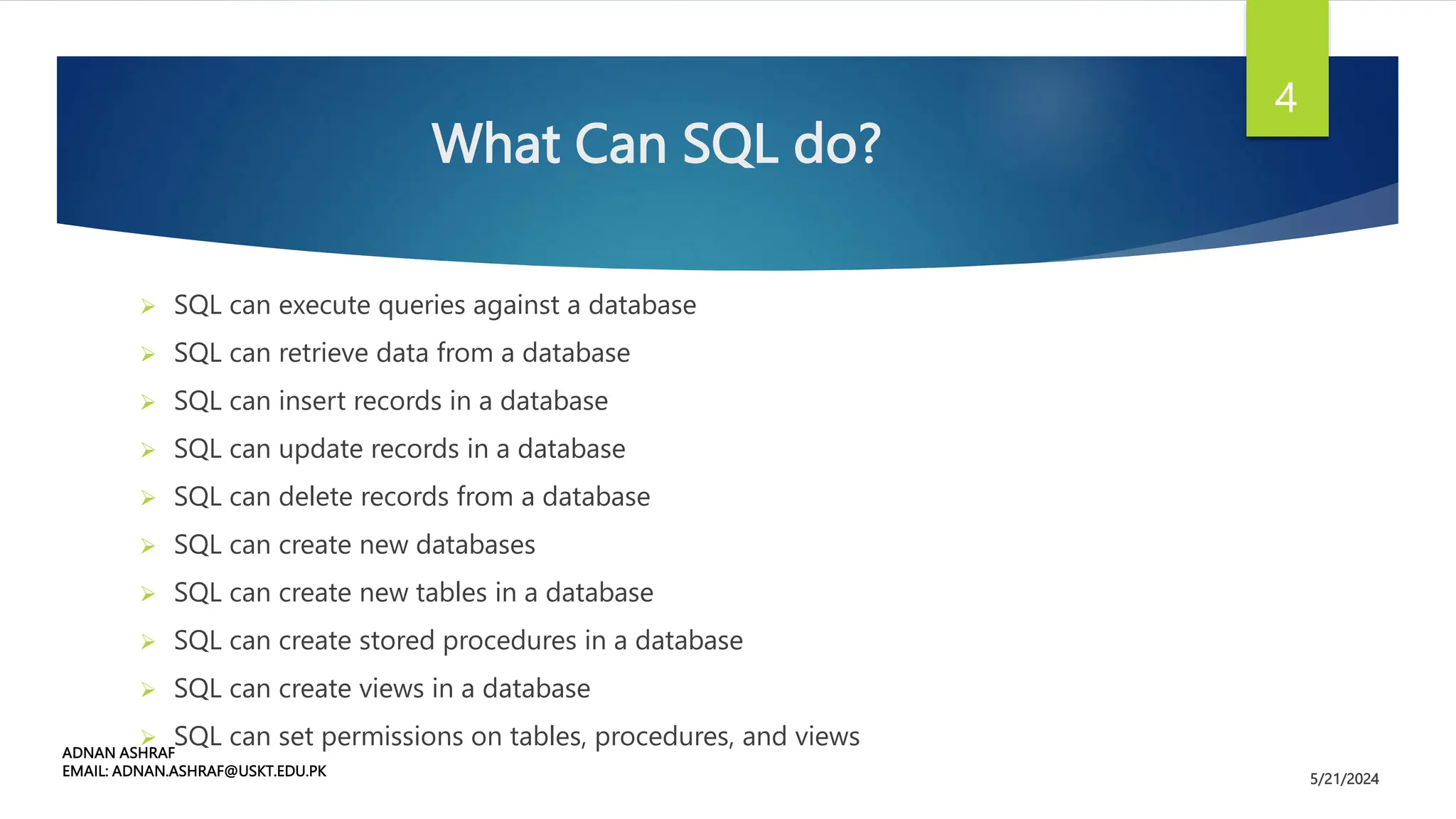 Introduction To STRUCTURED QUERY LANGUAGE (PART_1).pptx