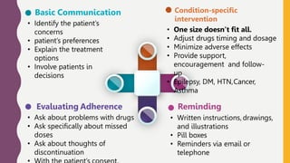 7. Medication adherence of pharmacy practice | PPTX