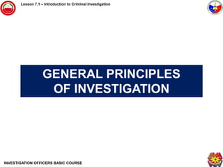 7.1 Introduction to Criminal Investigation.pptx