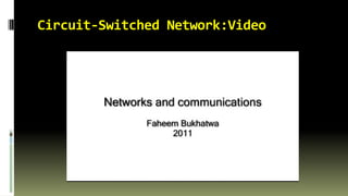Switching Techniques and types of switching in computer networks | PPSX ...