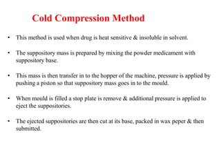 7. suppositories.pptx Pharmaceutics II ER 1991 | PPTX