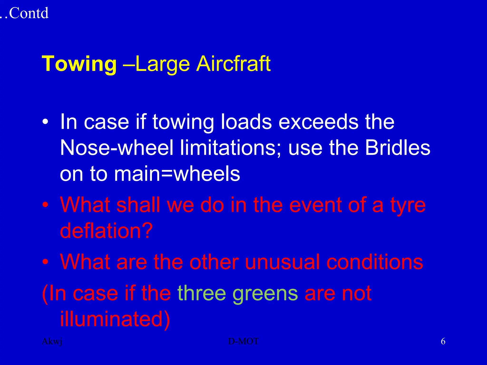 EASA module 7.17 Aircraft handling and storage.ppt