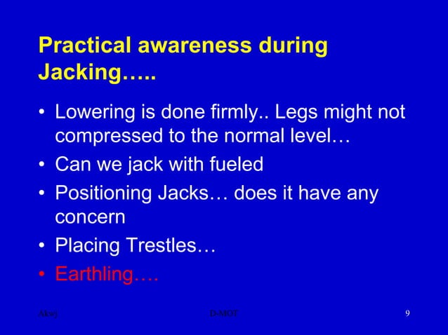 EASA module 7.17 Aircraft handling and storage.ppt