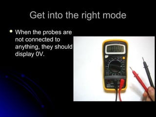 Ppt Multimeter Basic Electricity Measuring InstrumentsMultimeters.ppt