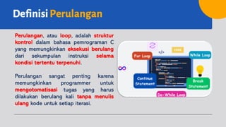 Dasar-Dasar Pemrograman - 7 Perulangan | PDF