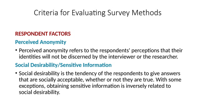 7. Survey and observation research Sampling PPT | PPT