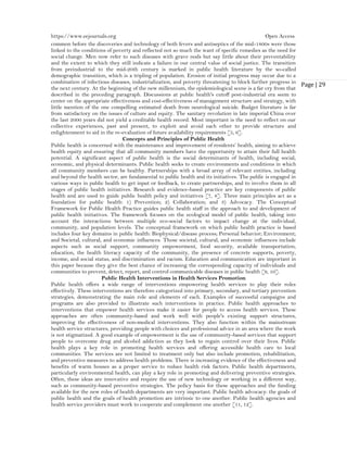 The Role of Public Health in Promoting Health Services (www.kiu.ac.ug ...
