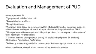Pud Treatment Algorithm 7.Peptic Ulcer Disease (2).ppt........... | PPT