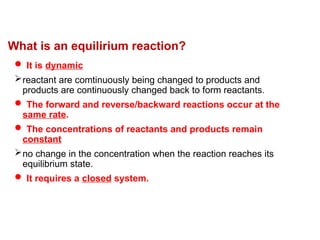 7.1 Equilibrium System - what is an equilibrium system | PPTX