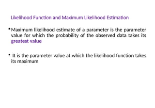 Likelihood Function Observed Data 7. The sixCategorical data analysis.pptx