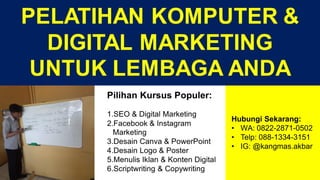 Tempat Kursus Komputer Scriptwriting PAPUA