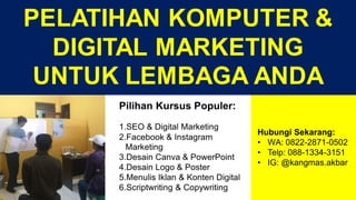 Tempat Kursus Komputer Scriptwriting PAPUA