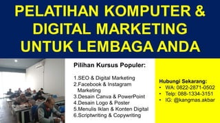 Tempat Kursus Komputer Scriptwriting PAPUA