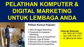 Tempat Kursus Komputer Scriptwriting PAPUA