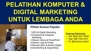 Tempat Kursus Komputer Scriptwriting PAPUA