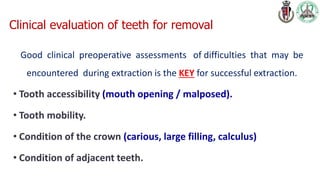 exodontia dental surgery for dental students | PDF