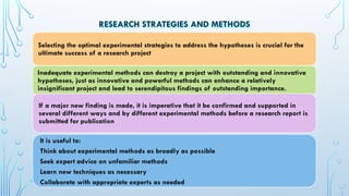 Methods of Scientific research as a Fundamental Science | PPTX