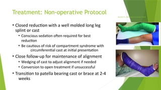 Tibial shaft fractures Managing soft tissues and infection | PPTX