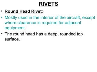 Aircraft Rivets - Describes classifications of Rivets | PPT