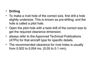 Aircraft Rivets - Describes classifications of Rivets | PPT