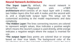 TensorFlow Playground with Deep Learning Visualization Tool | PPTX