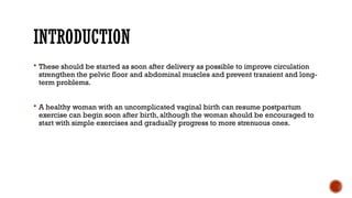 Strnuouse Simple Different exercises during postnatal period.pptx