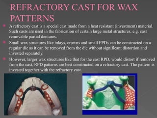 7.presentation of model cast die materials | PPTX