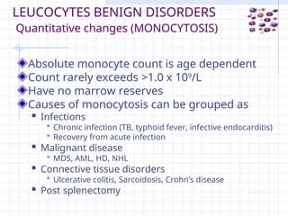 7. BENIGN LEUCOCYTES DISORDERS.ppt ppppt | PPT