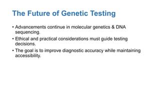 Genetic Testing Pdf 7. Genetic Testing and Diagnosis.pdf medicen | PDF