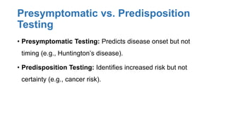 Predisposition Strand Test 7. Genetic Testing and Diagnosis.pdf medicen | PDF