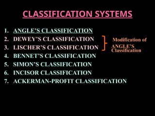 7. 10 & 11 classi malocclusion - 2018 LECT.pptx