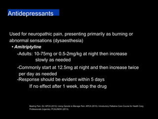 Adsuvan Rug Comprehensive Overview of Adjuvant Analgesic Drugs in Cancer Pain ...