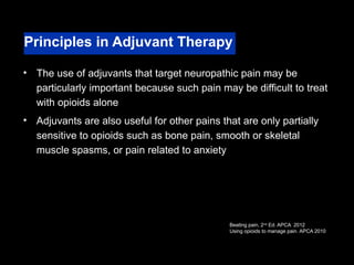 Adsuvan Rug Comprehensive Overview of Adjuvant Analgesic Drugs in Cancer Pain ...