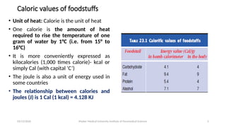 Calorie Example In Science 7. Nutrition explanation for medical students-1.pptx