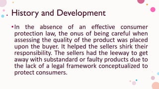 Comprehensive Overview of Consumer Protection Laws in India: History ...