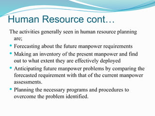 Manpower Problem 7. CHAPTER FIVE (PRESENTATION 7).pptx is very nice slide | PPTX
