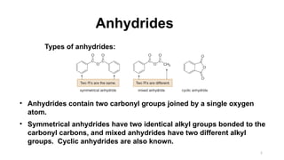 Comprehensive Study of Acid Anhydrides: Structure, Preparation, and ...