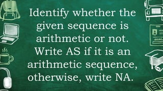 Understanding Arithmetic and Geometric Sequences with Real-Life ...