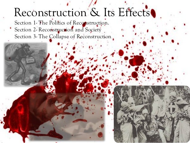 72 Reconstruction And Its Effects 1865 1877 - 
