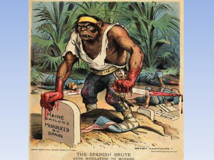 Spanish American War Political Cartoons Yellow Journalism