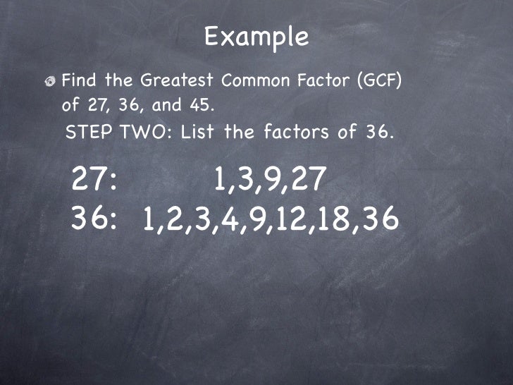 7 3 Common Factors And Gcf