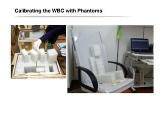 Calibrating the WBC with Phantoms
 