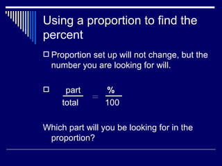 7.3.2 finding the percent (of a number) | PPT