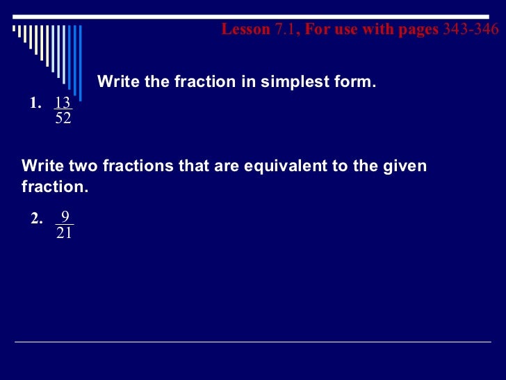 7 3 3 finding the total 36 100 in simplest form