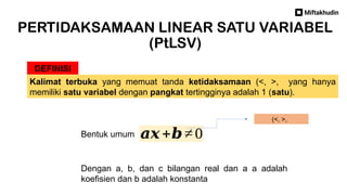 7-3-PERSAMAAN DAN PERTIDAKSAMAAN LINEAR SATU VARIABEL.pptx