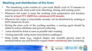 Linen Rinse Method Infection Control Ipc training part Safe Handle of Linen.pptx