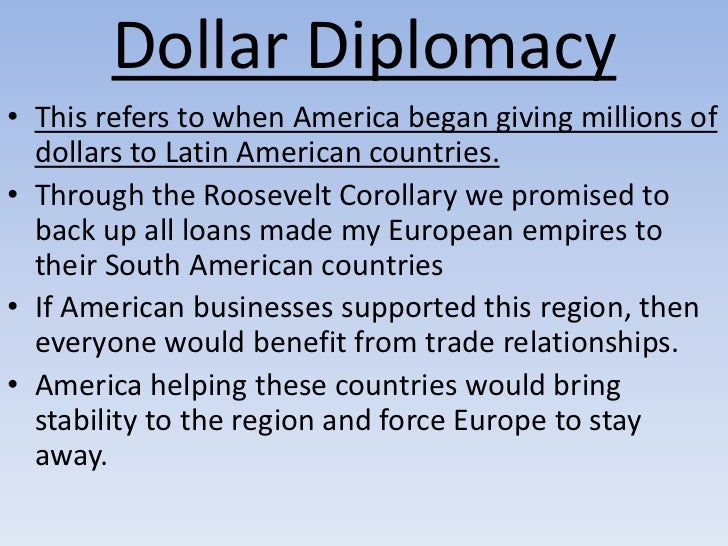 7.3 new american diplomacy