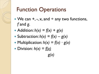 7.3 power functions and function operations | PPTX