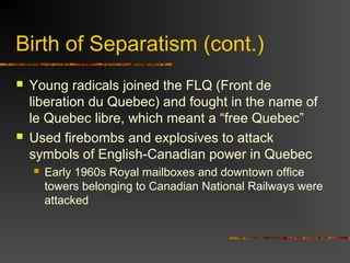 7.3 quebec nationalism old | PPT