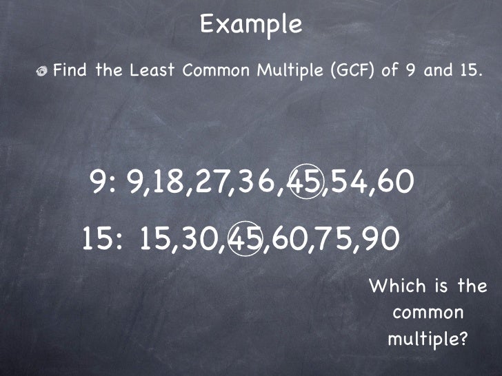 Least Common Multiple 4 And 7 7-4 Common Multiples and LCM
